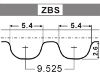 Steuerriemen Timing Belt:8-94221-435-0