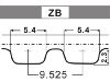 Steuerriemen Timing Belt:636352