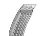 многоклиновый  ремень  V-Ribbed Belt:4PK 875