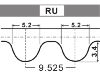 Timing Belt:FE1H-12-205